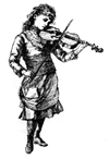 Irish Fiddle Girl