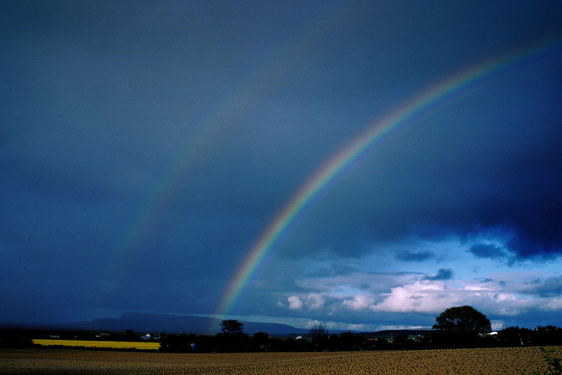 Rainbow in Greysteel Village